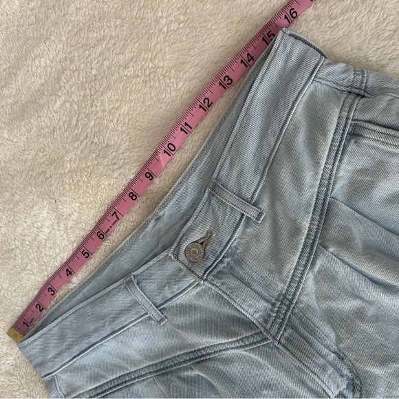 Levi‎ Straus Women’s Baggy Featherweight High Waist Crop Wide Leg Light Jeans 29 - Picture 8 of 13